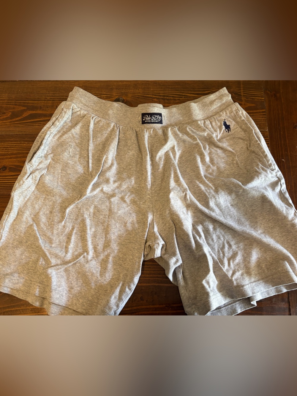 Polo by Ralph Lauren Heather Gray Boxer-Style Lounge Shorts